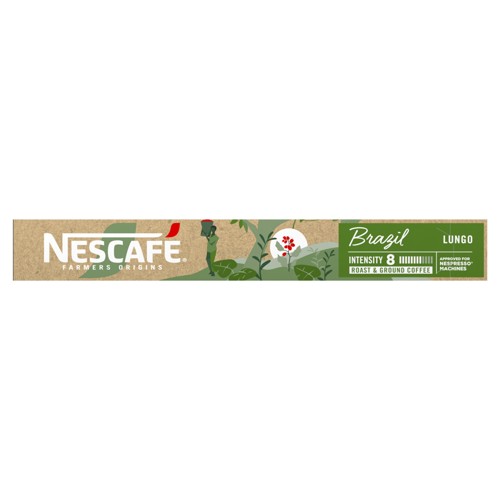 NESCAFÉ FARMERS ORIGINS Café BRAZIL Lungo 10 Capsules