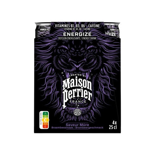 Maison Perrier Energize Mûre 4x25cl