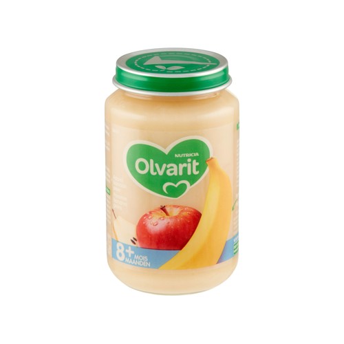 Olvarit Compote De Fruits Bébé Pomme Banane Poire Dès 8 Mois 200g