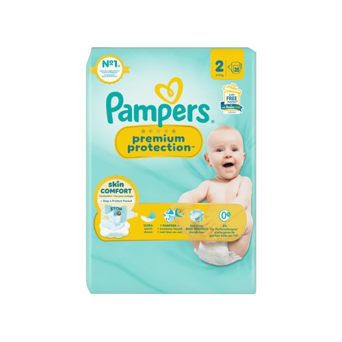 Pampers Premium Protection Taille 2, 35 Langes
