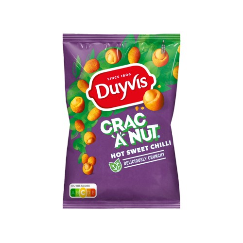 Duyvis Crac A Nut Cacahuètes Hot Sweet Chilli 200 gr