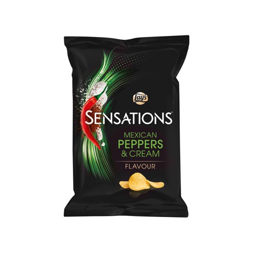 Lays Sensations Mexican Peppers & Cream Flavour (150gr)