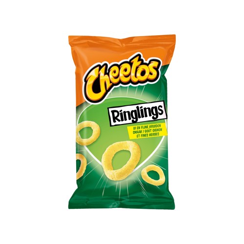 Cheetos Ringlings Ui en Fijne Kruiden (125gr) lays