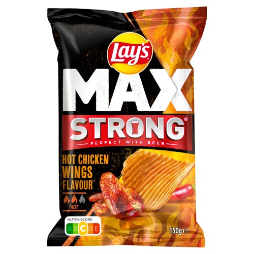 Lay's max strong hot chicken wings (150 gr)