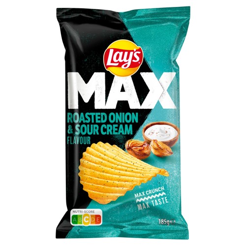 Lay's Max Roasted Onion & Sour Cream 185 g