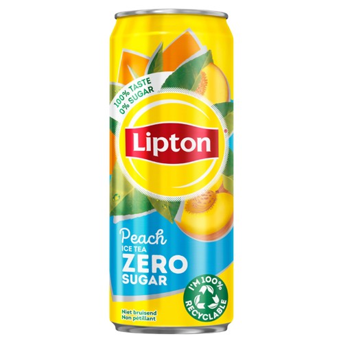 Lipton Ice Tea Sugar Free Iced Tea Peach Zero 33 cl