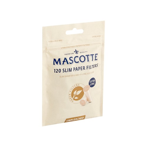 Mascotte Unbleached Slim Filter