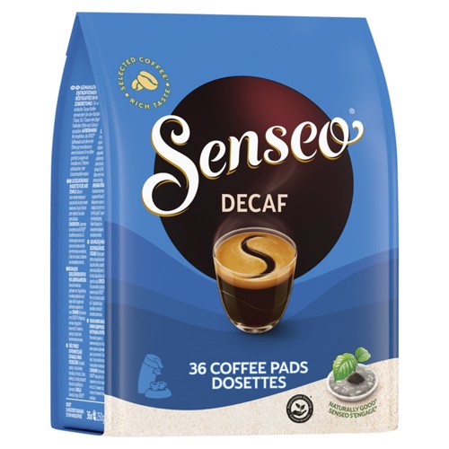 SENSEO DECAFEÏNEERDE PADS 36 STUKS