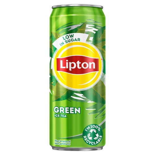 Lipton Ice Tea Iced Tea Green Low In Sugar 33 cl
