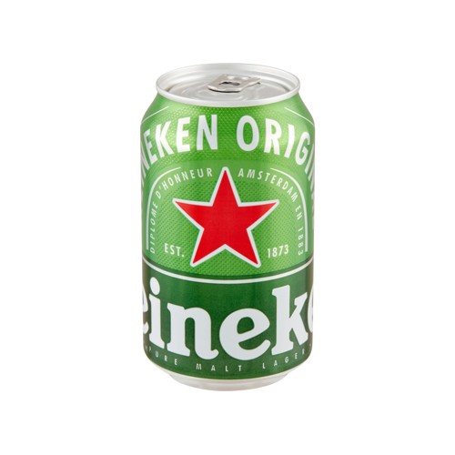 Heineken Bière blonde Pils 5% ALC 33cl Canette