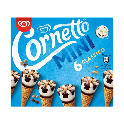 Ola Cornetto Mini Classic 6x60ml