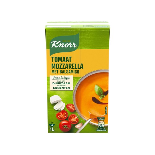 Knorr Soep Tomaat Mozzarella 1L