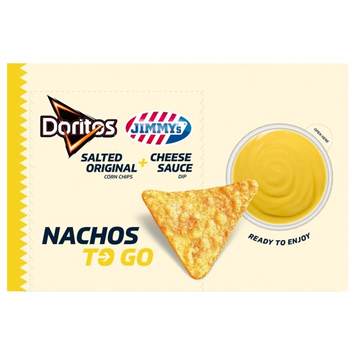 Doritos Nachos to Go Salted & JIMMYs Cheese 190g