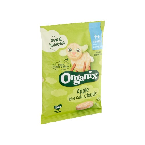 Organix Bio Apple Rice Cake Clouds 7+ Months 40 g