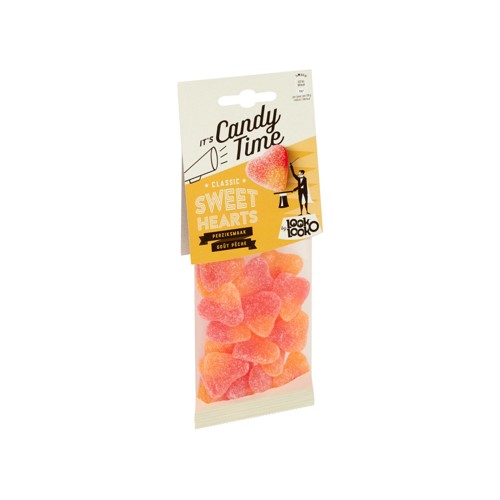 look O look classic sweet hearts perziksmaak peach 160g