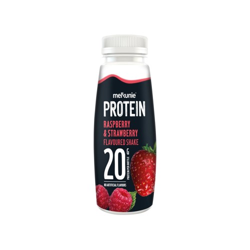 Melkunie Protein Boisson Lactée Aromatisée à la Framboise et Fraise 225 ml