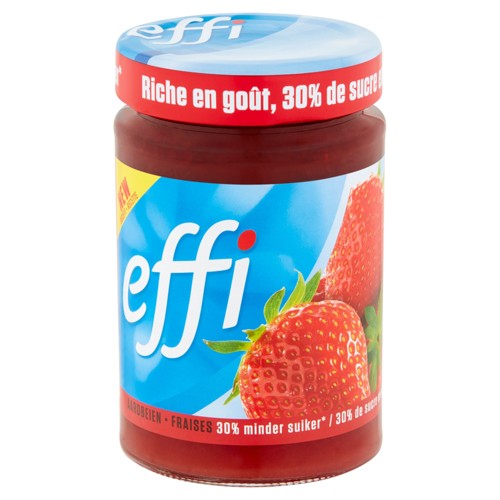 EFFI VRUCHTENKONFITUUR AARDBEI 350G