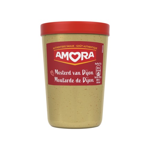Amora Dijon Mosterd Glas 185g