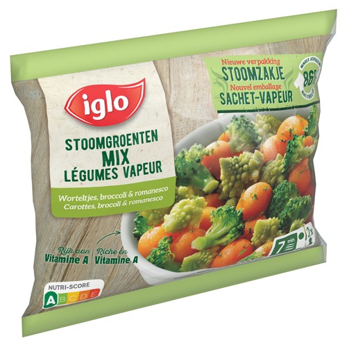 Iglo Légumes vapeur Carottes, Brocolis & Romanesco 300 g