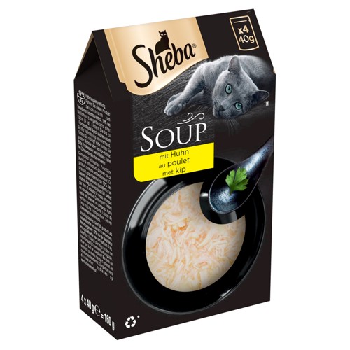Sheba Soup au Poulet 4 x 40 g