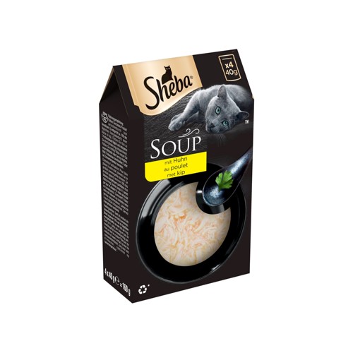 Sheba Soup au Poulet 4 x 40 g