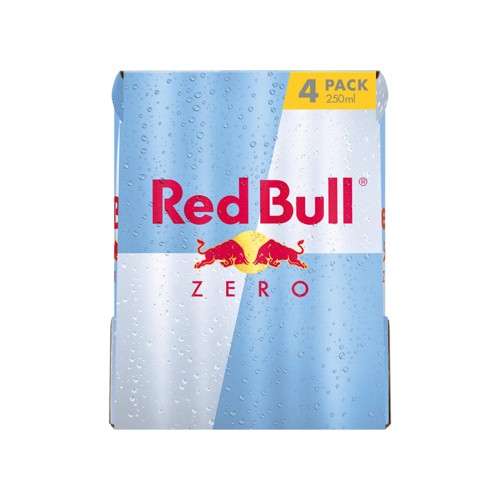 Red Bull Energy Drink Zero 4-Pack 25 cl