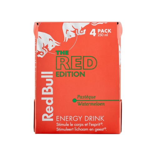 Red Bull Energy Drink Red Edition Pastèque 4-pack 25 cl