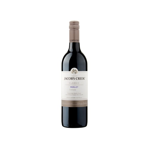 Australie Jacob''s Creek Classic Merlot Rouge 75cl