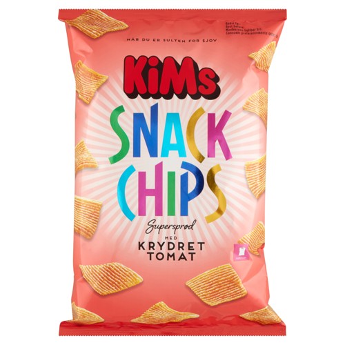 KiMs Snack Chips Med Krydret Tomat