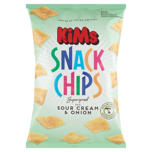 KiMs Snack Chips Med Sour Cream & Onion