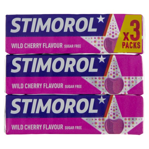 Stimorol Wild Cherry Flavour 3xpacks