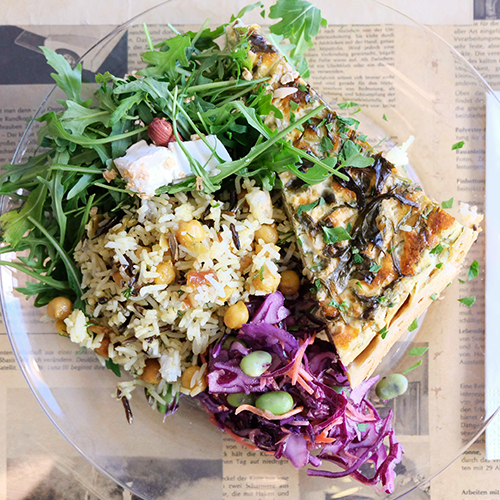 Main and Salad (groß und vegetarisch)
