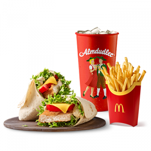 Chicken Alpin Wrap McMenu
