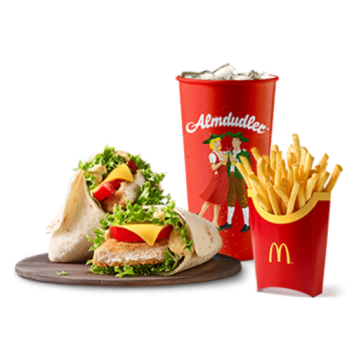 Chicken Alpin Wrap McMenu