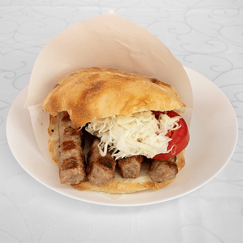 Cevapcici im Brot