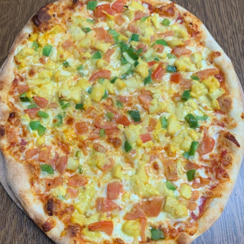 Pizza au poulet