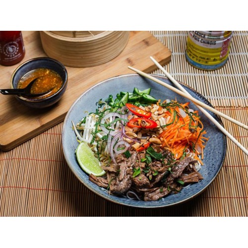 Noodle Bowl Pulled Pork Teriyaki