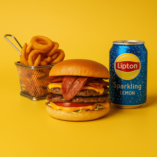 Double cheeseburger menu