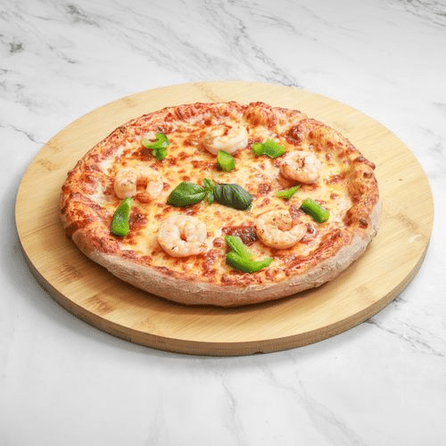 Pizza scampi