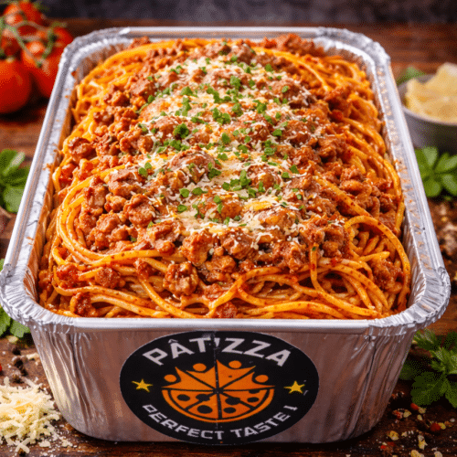 Spaghetti bolognaise gratiné