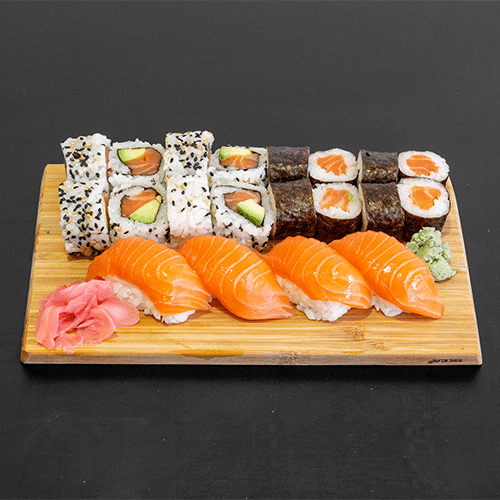 Salmon lunch