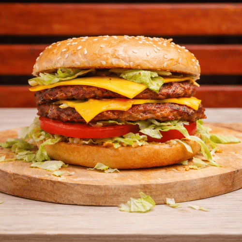 Double cheeseburger