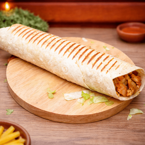 Dürüm poulet mariné