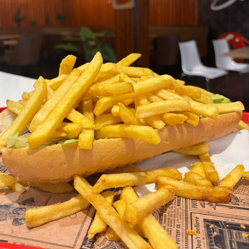 Mitraillette double fricadelle