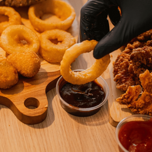 Onion rings (3 pièces)