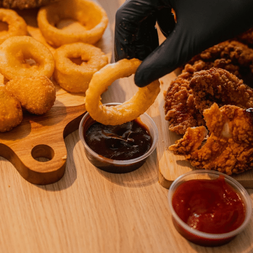 Onion rings (9 pièces)