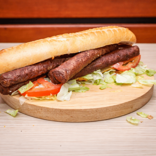 Pain double fricadelle