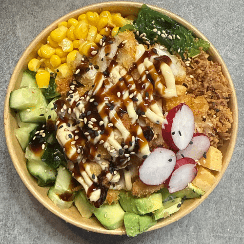 Poke bowl kip