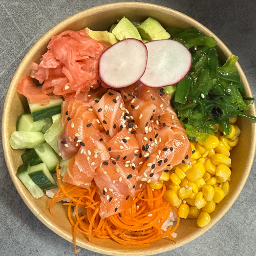Poke bowl zalm