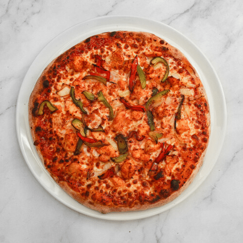 Pizza bbq chicken